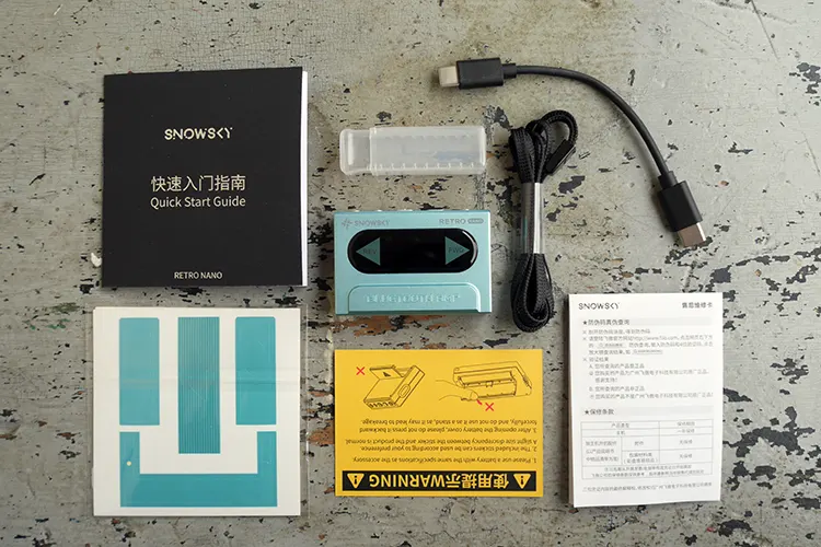 Fiio Snowsky Retro Nano accessories
