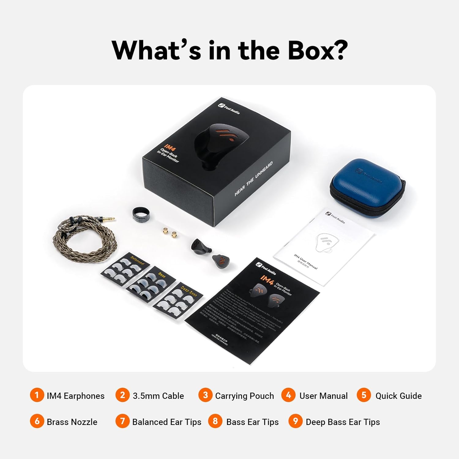 Fosi Audio IM4 accessories