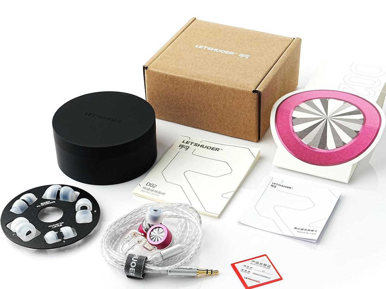Letshuoer D02 Accessories