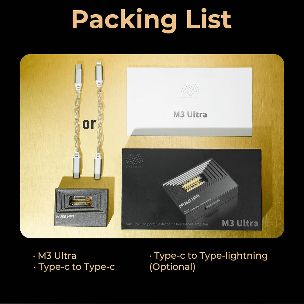 Muse HiFi M3 Ultra accessories